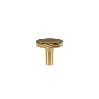 Møbelknop med diamond cut i blank messing med lak - Søllerød • Chr. Jørgensen