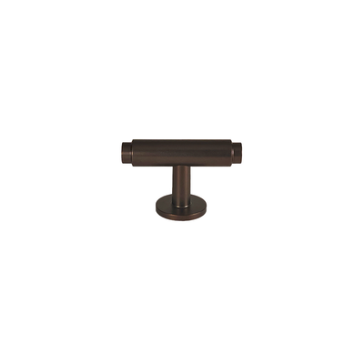 Møbelknop T-bar i bronze / bruneret messing - Hasseris • Chr. Jørgensen