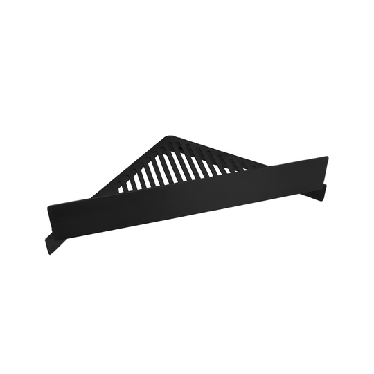 Brusehylde hjørne, sort • Bastant Design