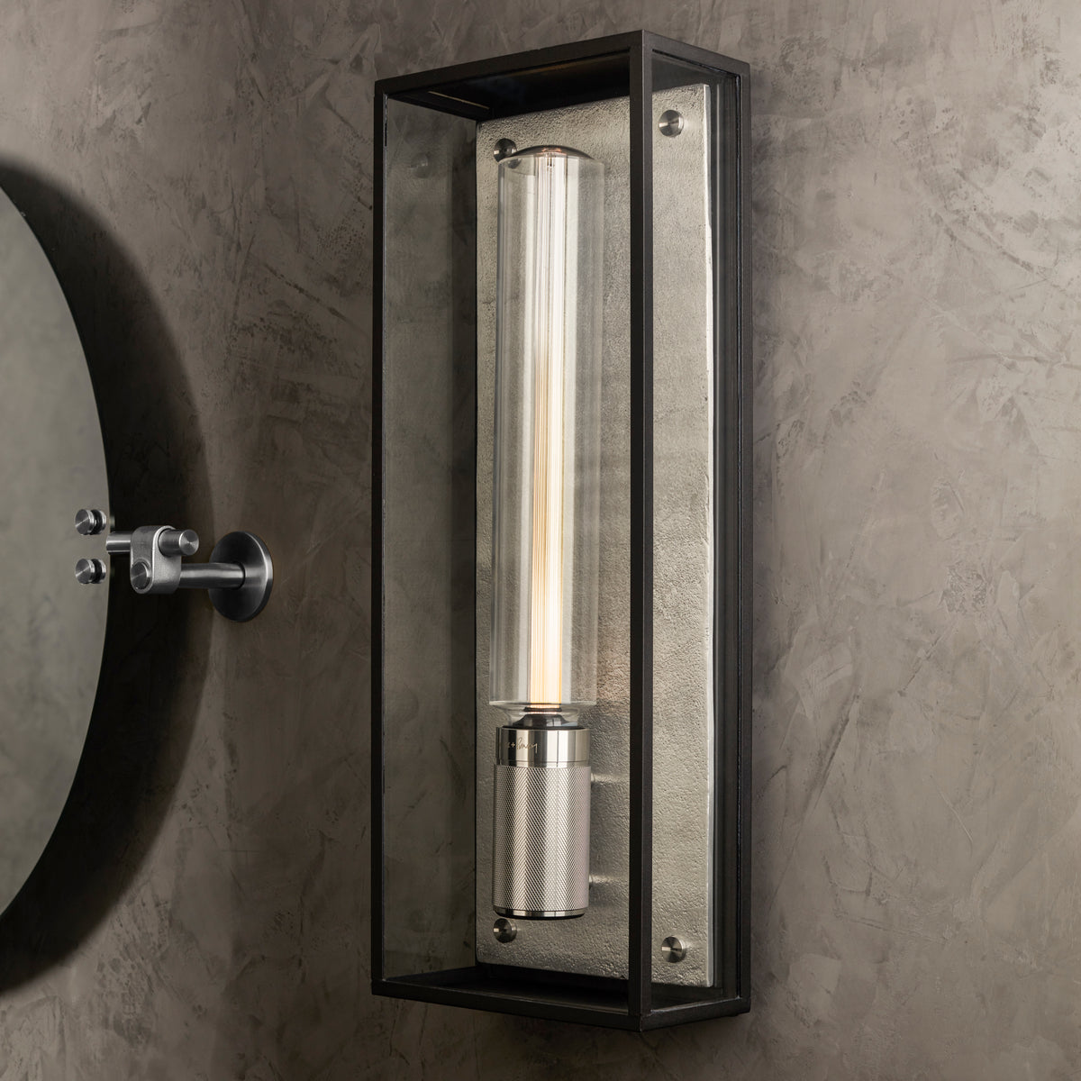 Caged Wet væglampe, stål • Buster + Punch - Copenhagenhomedesign