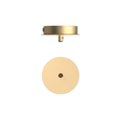 Ceiling Plate 1 loftroset, brass look • NUURA