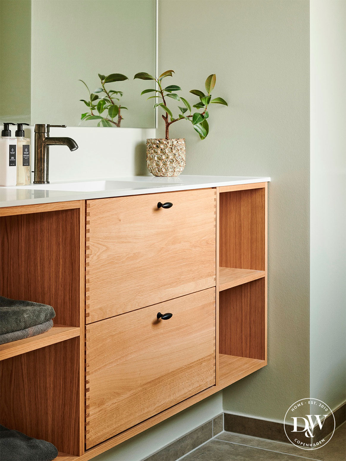 Møbelknop i sort - Nyholm • Chr. Jørgensen - Copenhagenhomedesign