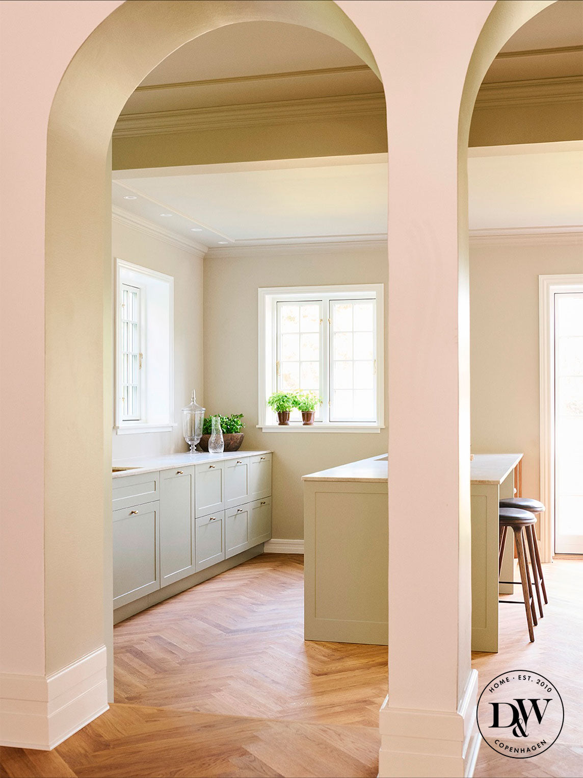 Møbelknop i børstet messing uden lak - Nyholm • Chr. Jørgensen - Copenhagenhomedesign