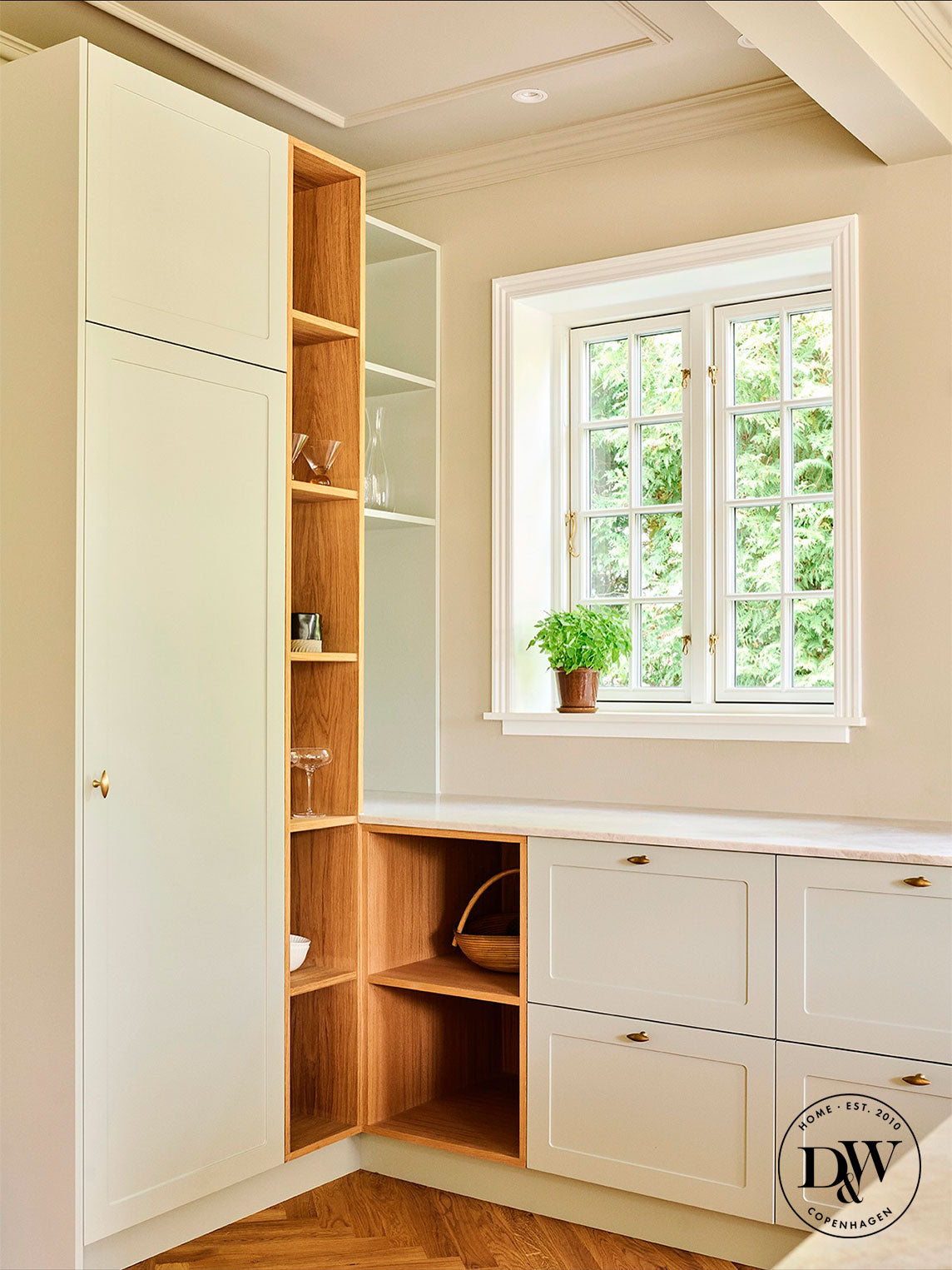 Møbelknop i børstet messing uden lak - Nyholm • Chr. Jørgensen - Copenhagenhomedesign