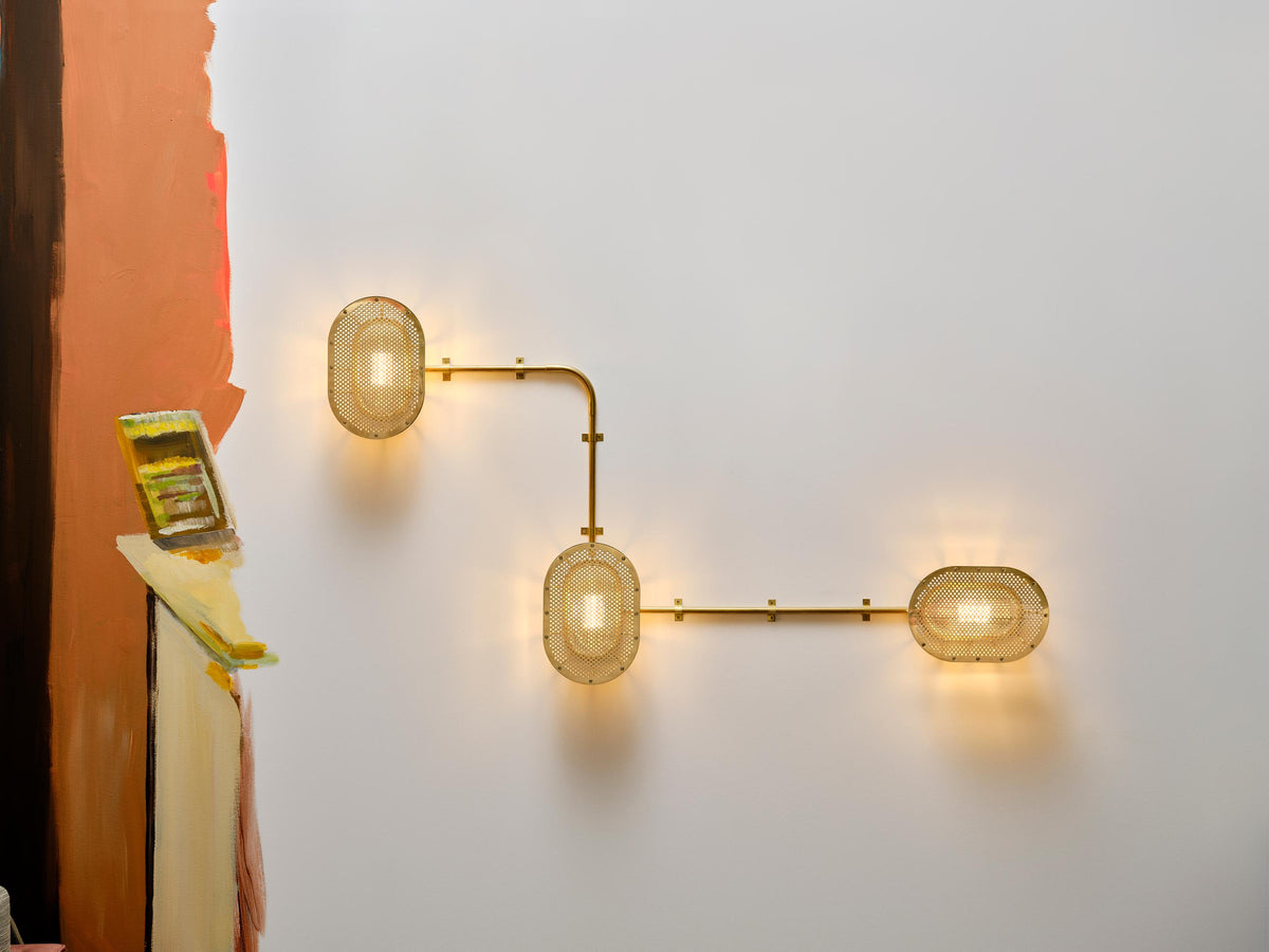 Night Rider væglampe, messing uden lak • Design by Us - Copenhagenhomedesign