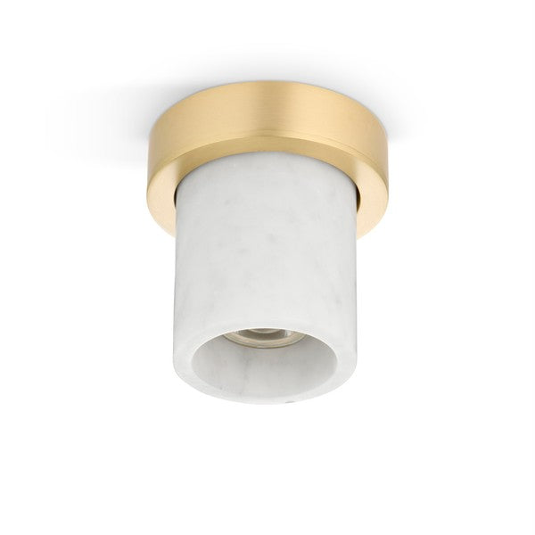 Miss Marble spot, messing og hvid carrara • Design by Us