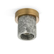Miss Marble spot, bruneret messing og grå • Design by Us