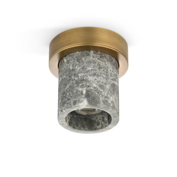 Miss Marble spot, bruneret messing og grå • Design by Us