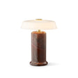 TRIP No. 2 portable bordlampe, burgundy/opal glossy • Design by Us