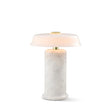 TRIP No. 2 portable bordlampe, hvid carrara/opal glossy • Design by Us