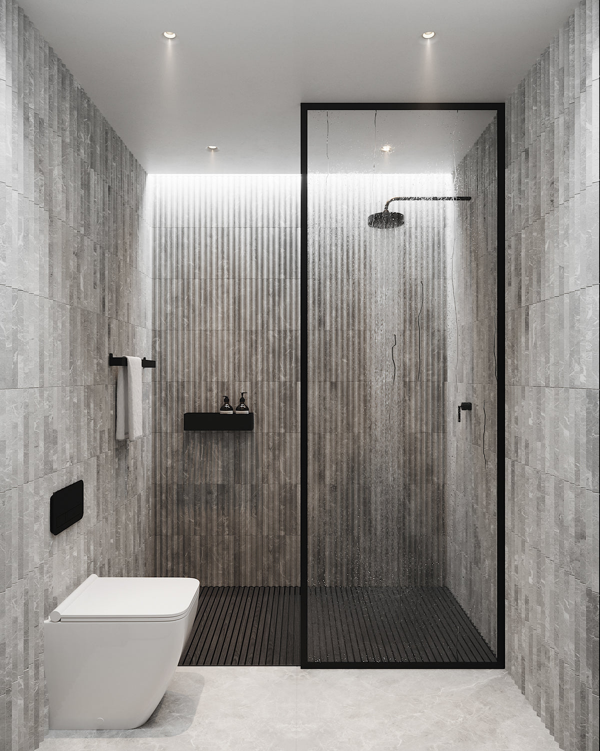Brusehylde, sort • NICHBA - Copenhagenhomedesign