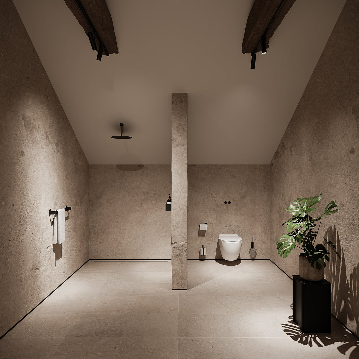 Toiletbørste, sort • NICHBA - Copenhagenhomedesign