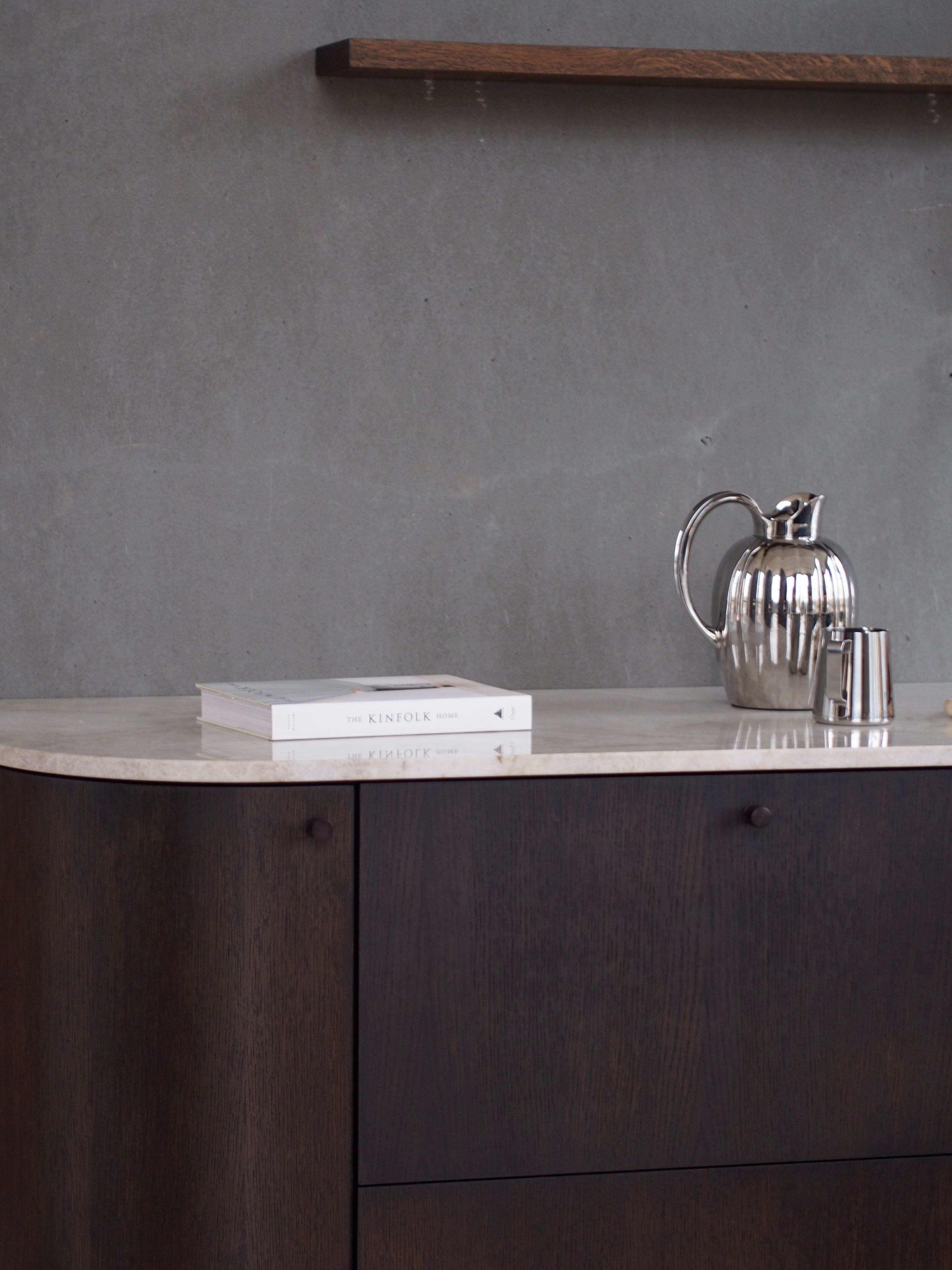 Møbelknop med diamond cut i bronze / bruneret messing, 33 mm - Nyboder • Chr. Jørgensen