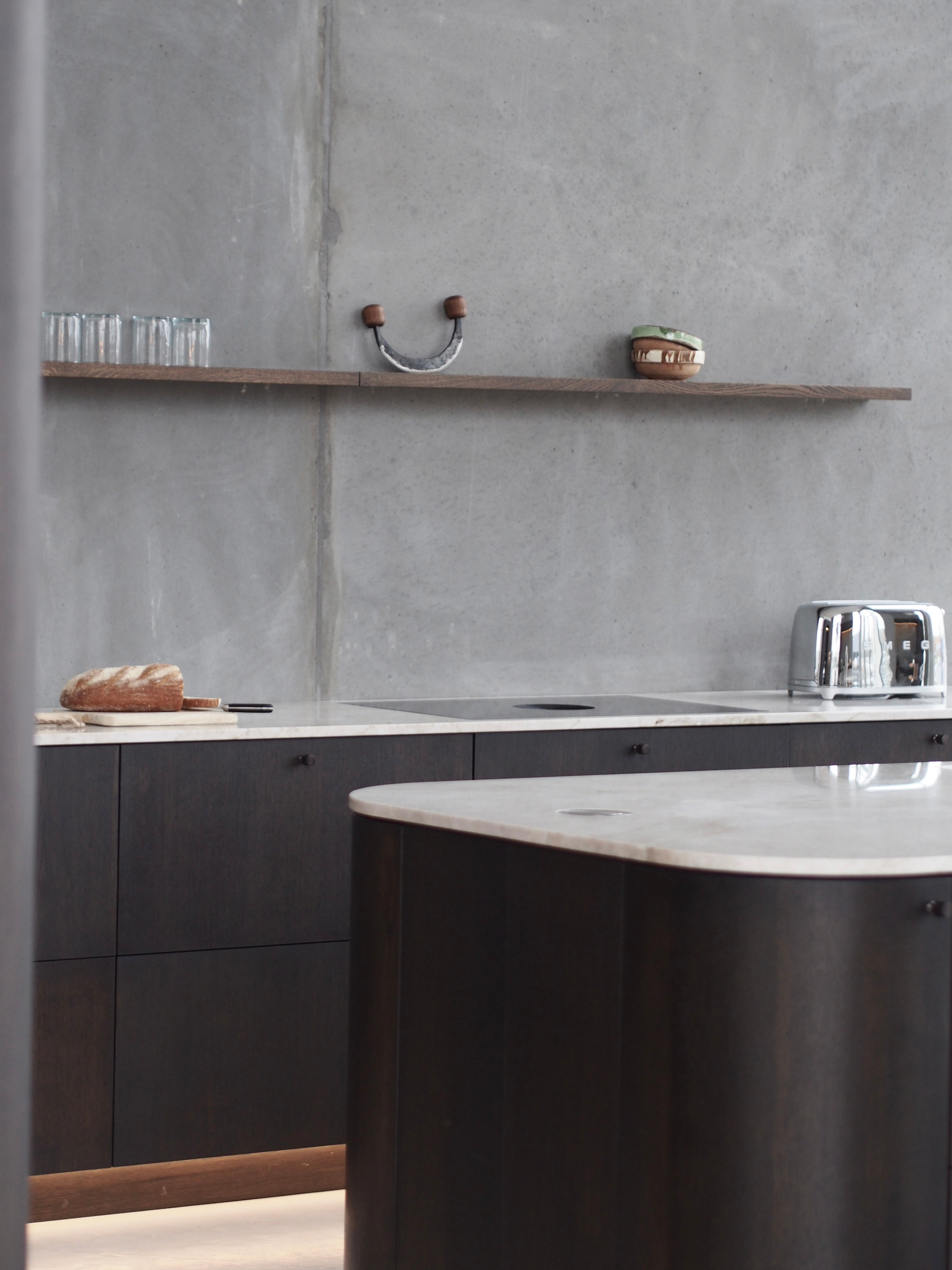 Møbelknop med diamond cut i bronze / bruneret messing, 33 mm - Nyboder • Chr. Jørgensen