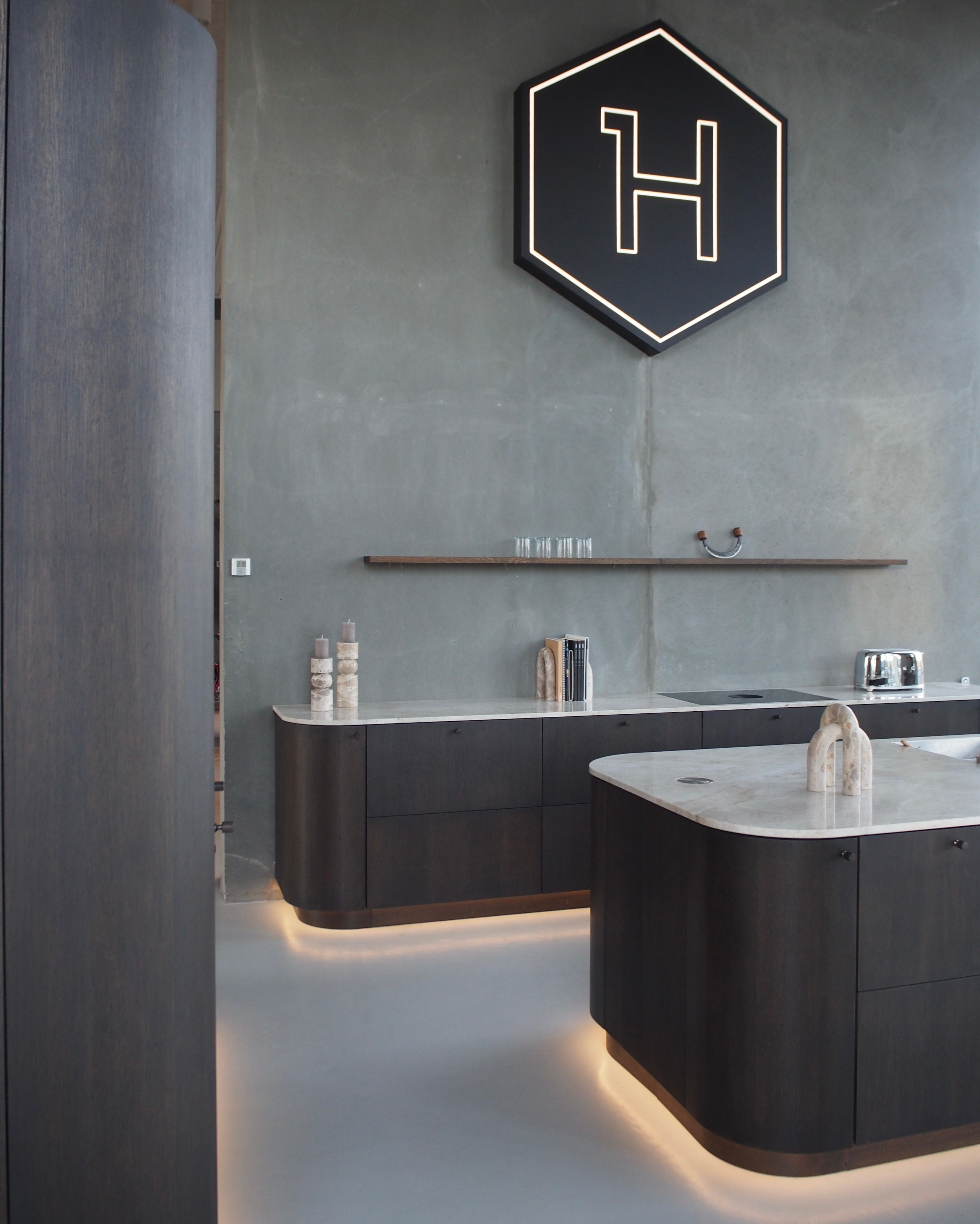 Møbelknop med diamond cut i bronze / bruneret messing, 33 mm - Nyboder • Chr. Jørgensen