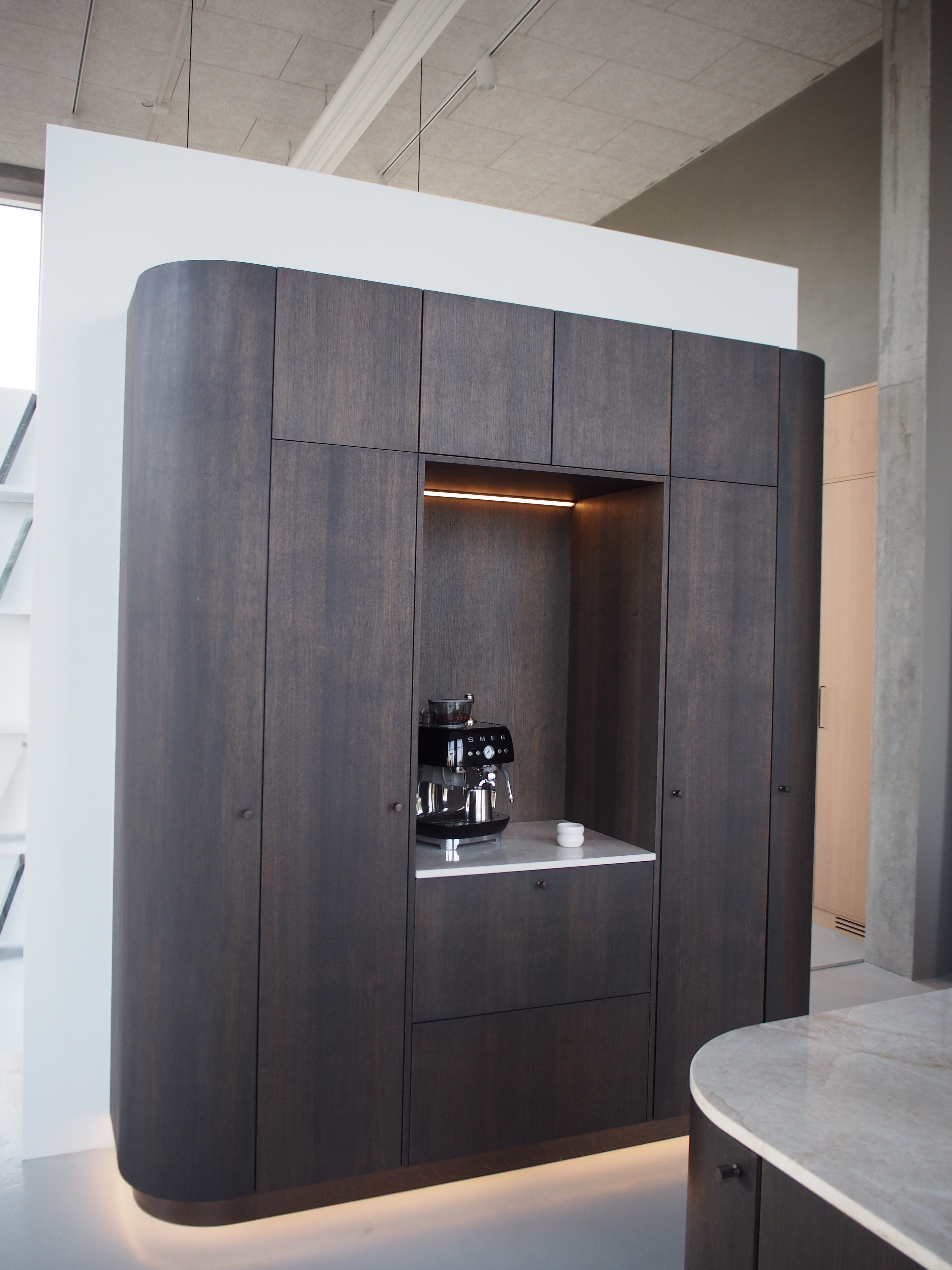 Møbelknop med diamond cut i bronze / bruneret messing, 33 mm - Nyboder • Chr. Jørgensen