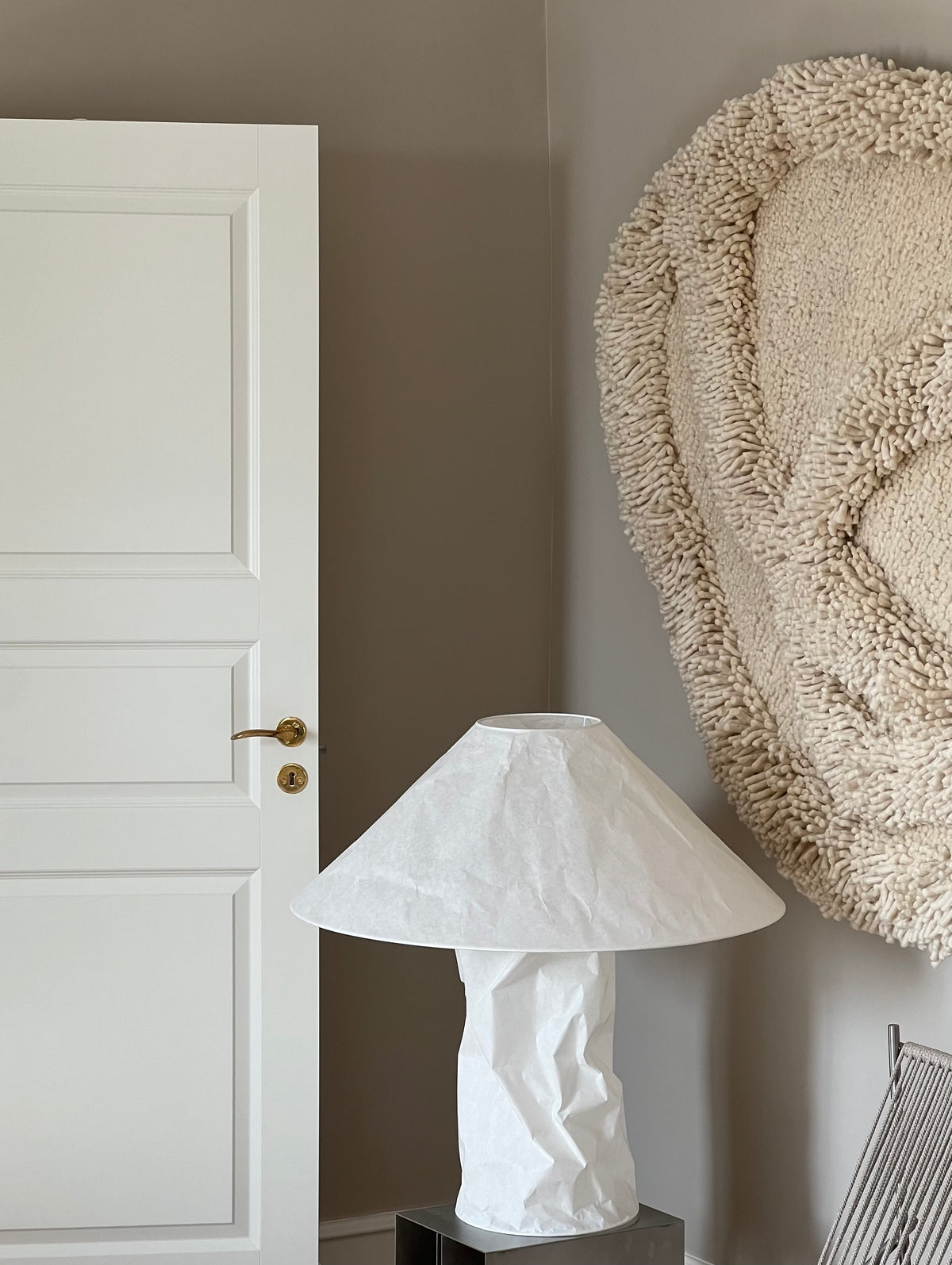 Arne Jacobsen dørhåndtag - AJ97 dørgreb i blank messing, lille model  • d line - Copenhagenhomedesign