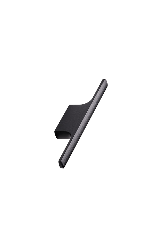 TAU greb og knop, aluminium, sort • Furnipart