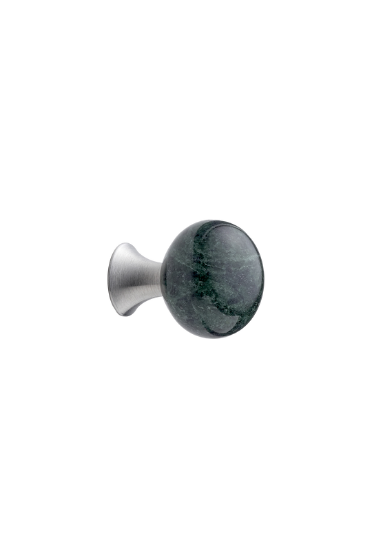 BEAD Straight knop, marmor, grøn • Furnipart