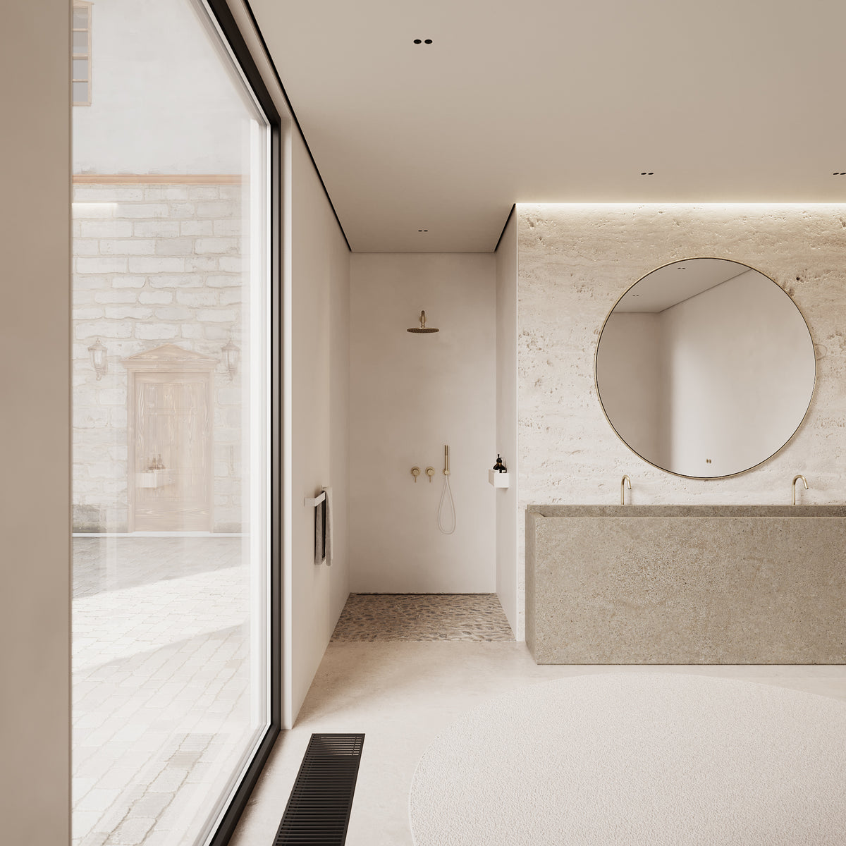 Brusehylde, hvid • NICHBA - Copenhagenhomedesign