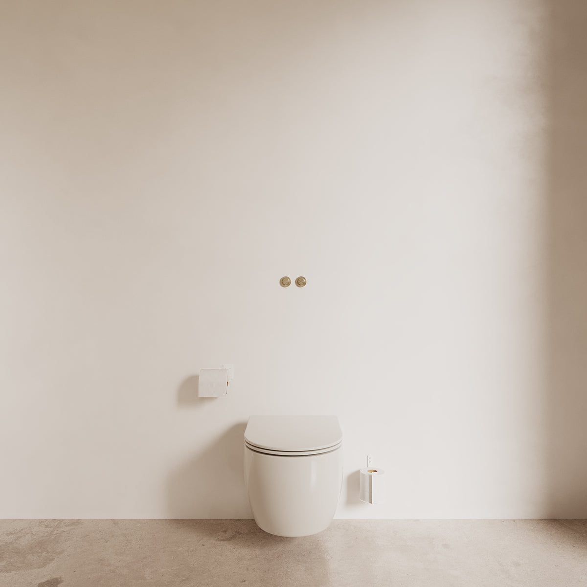 Toiletrulleholder, hvid • NICHBA - Copenhagenhomedesign