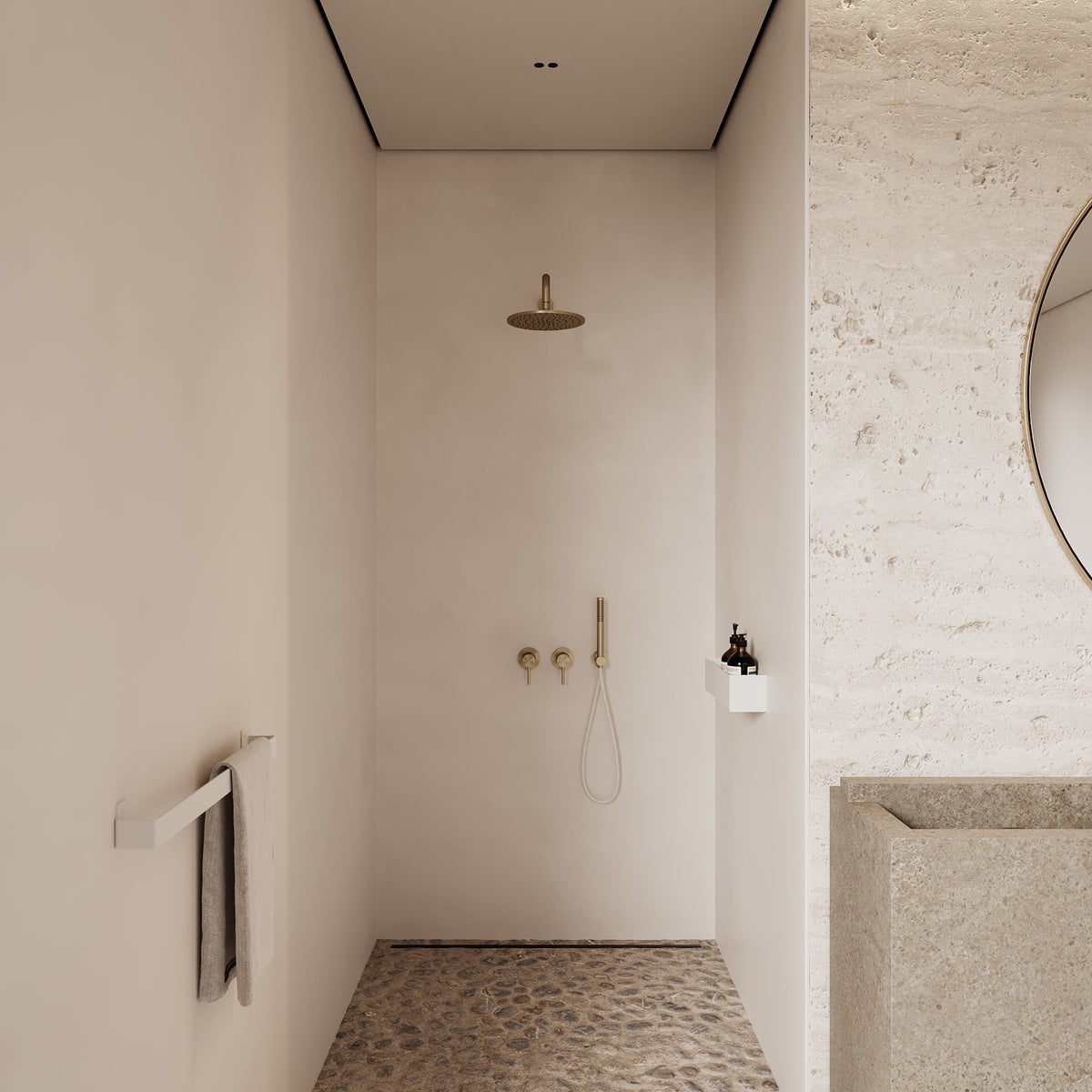 Håndklædeholder, hvid • NICHBA - Copenhagenhomedesign