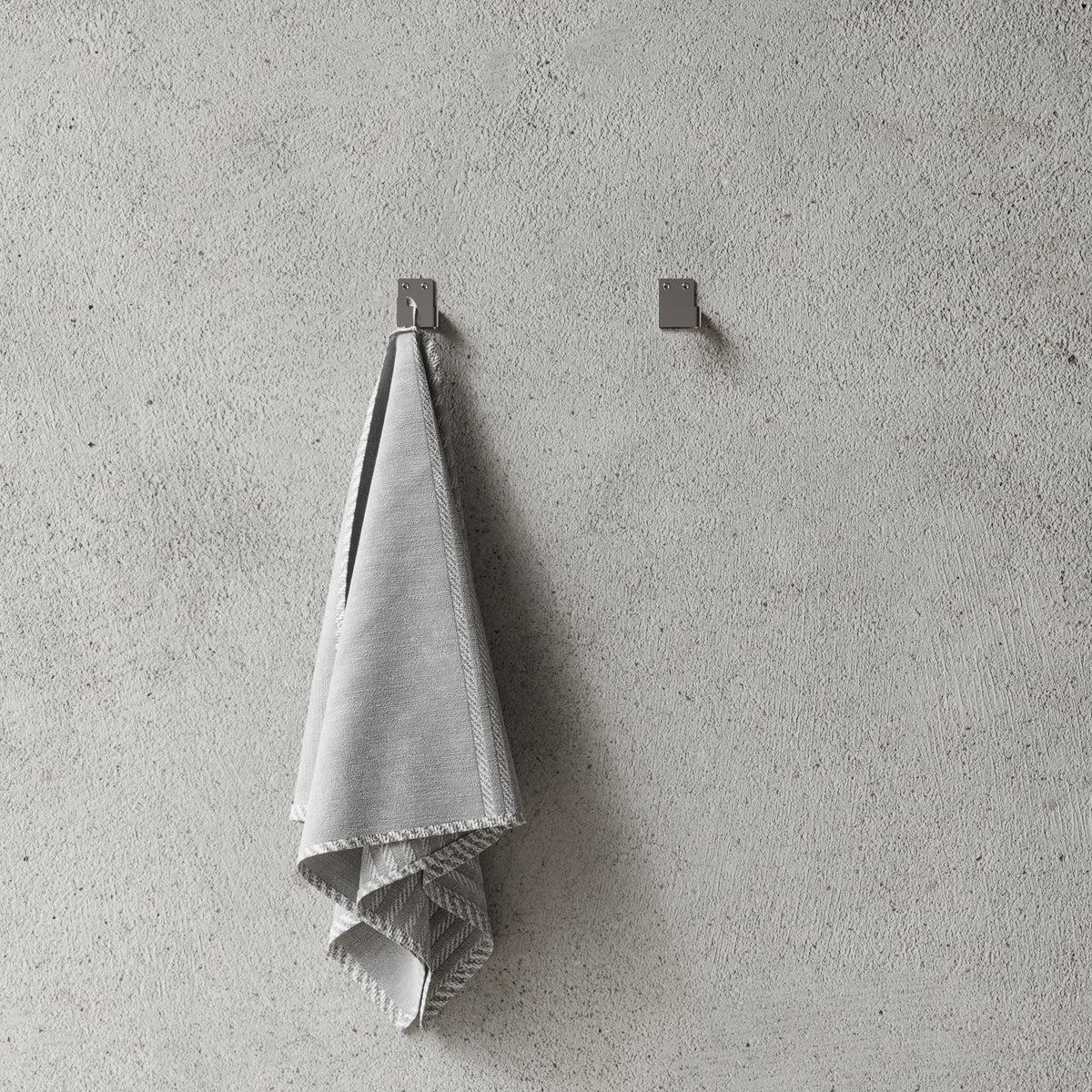 Badeværelsesknage, rustfrit stål (2 stk.) • NICHBA - Copenhagenhomedesign