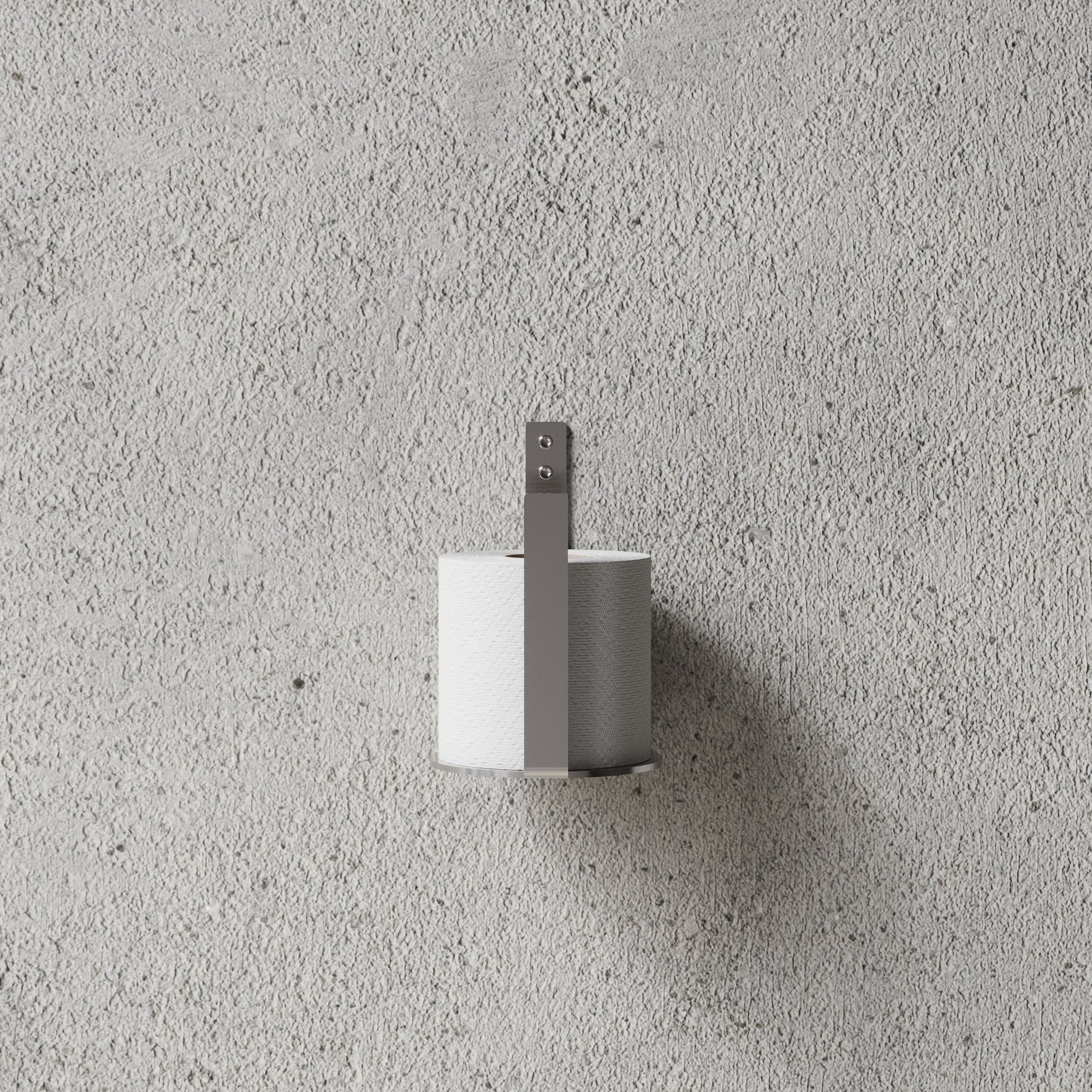 Ekstra toiletrulleholder (reserve), rustfrit stål • NICHBA