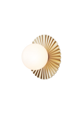 Liila Muuse væg- og loftlampe, nordic gold / opal • NUURA