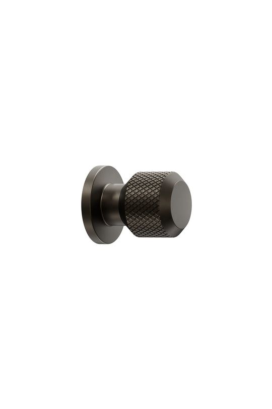 MANOR Round knop, mat bronze • Furnipart