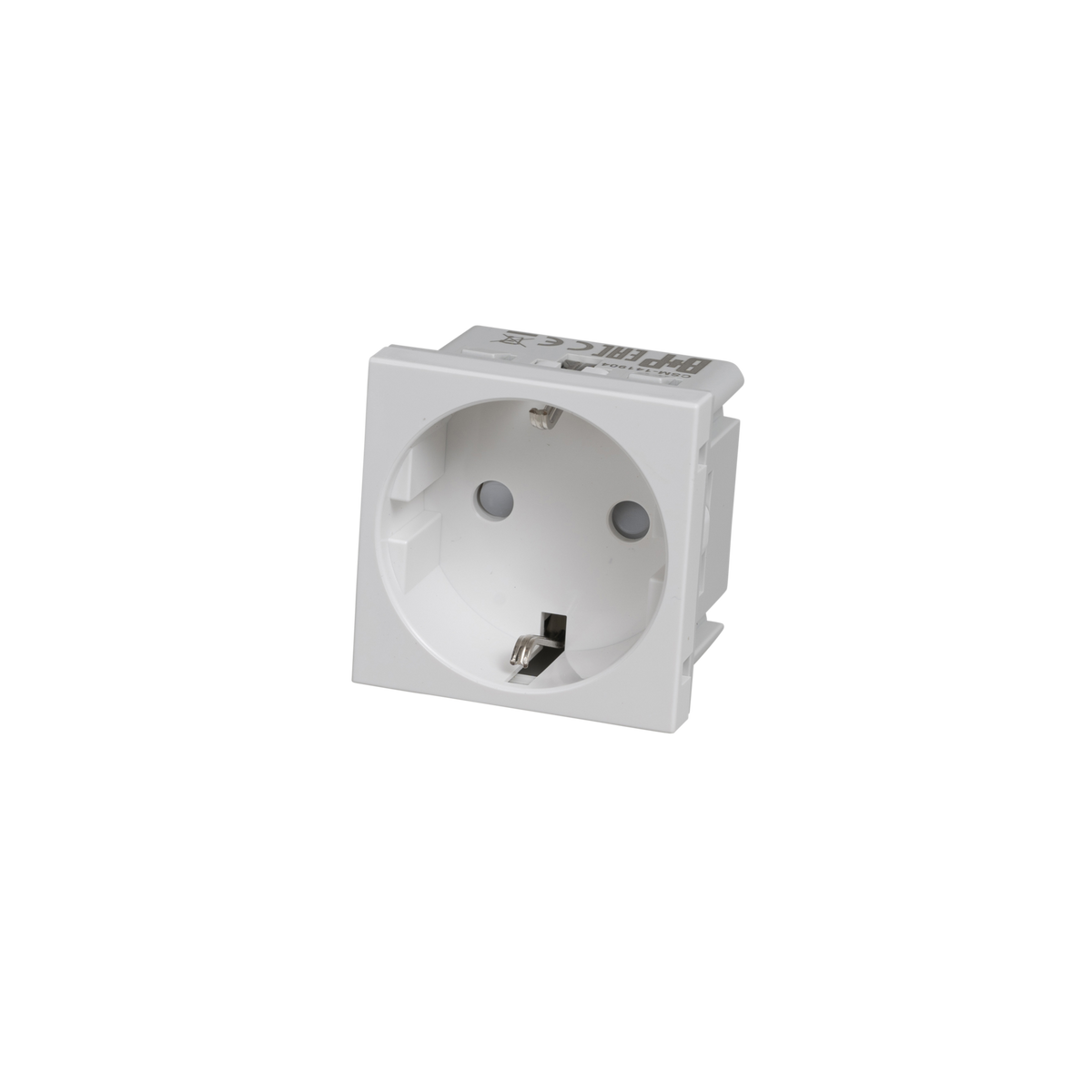 Modul til stikkontakt, Schuko type F, hvid • Buster + Punch - Copenhagenhomedesign