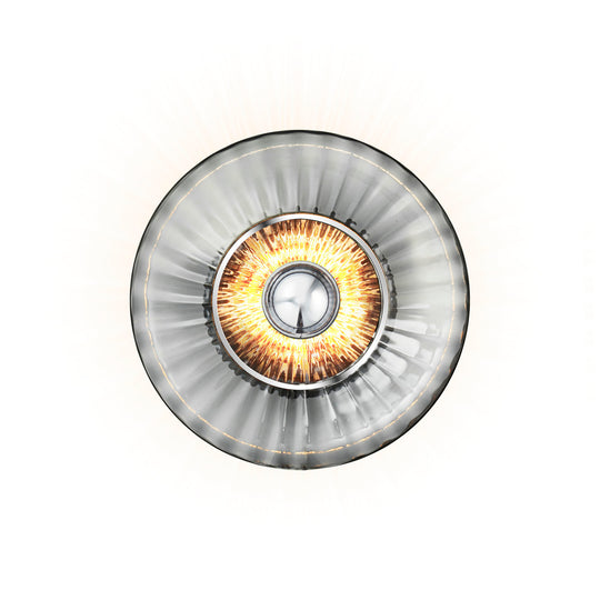 New Wave Optic Wall væglampe, smoke • Design by Us