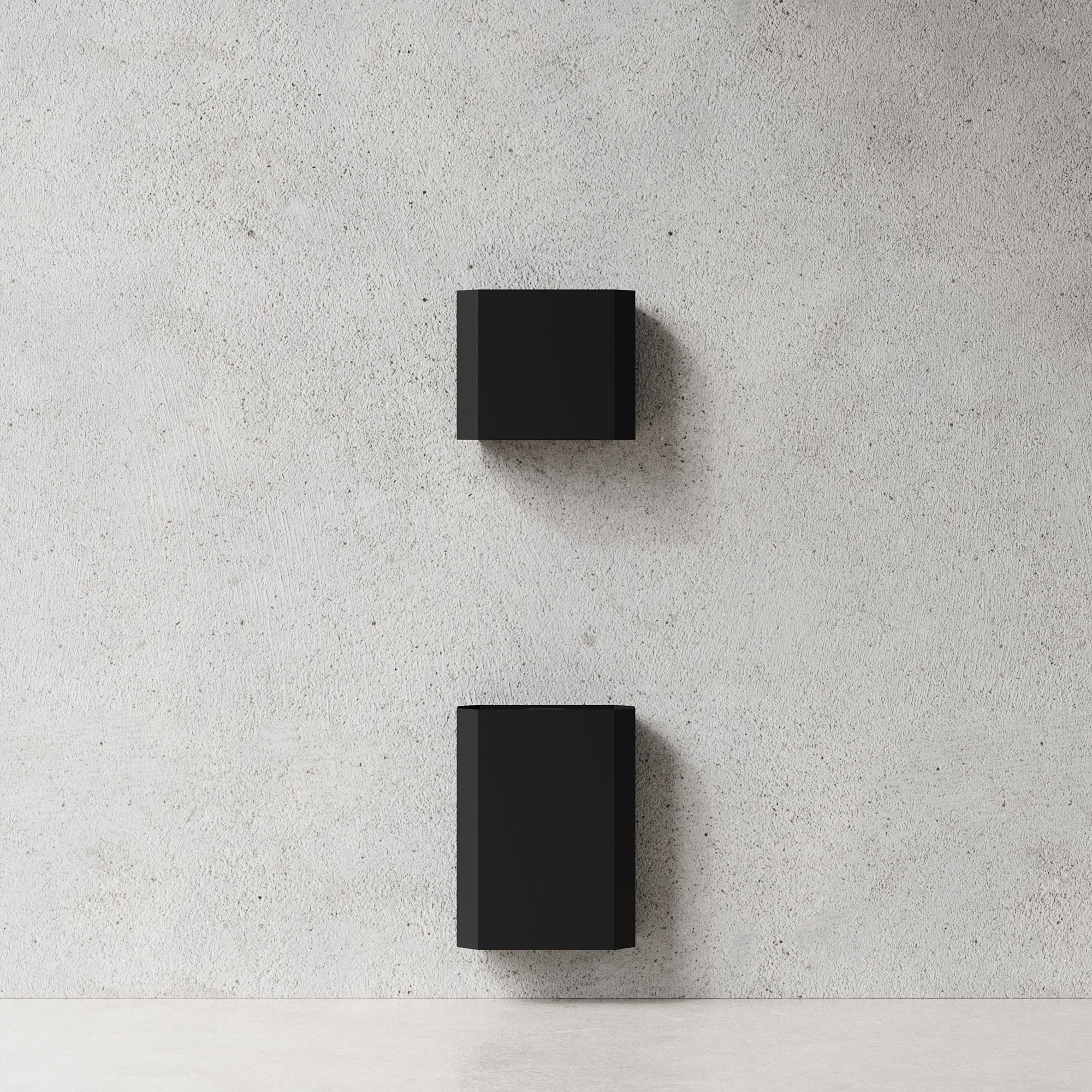 Papirspand i metal, sort • NICHBA