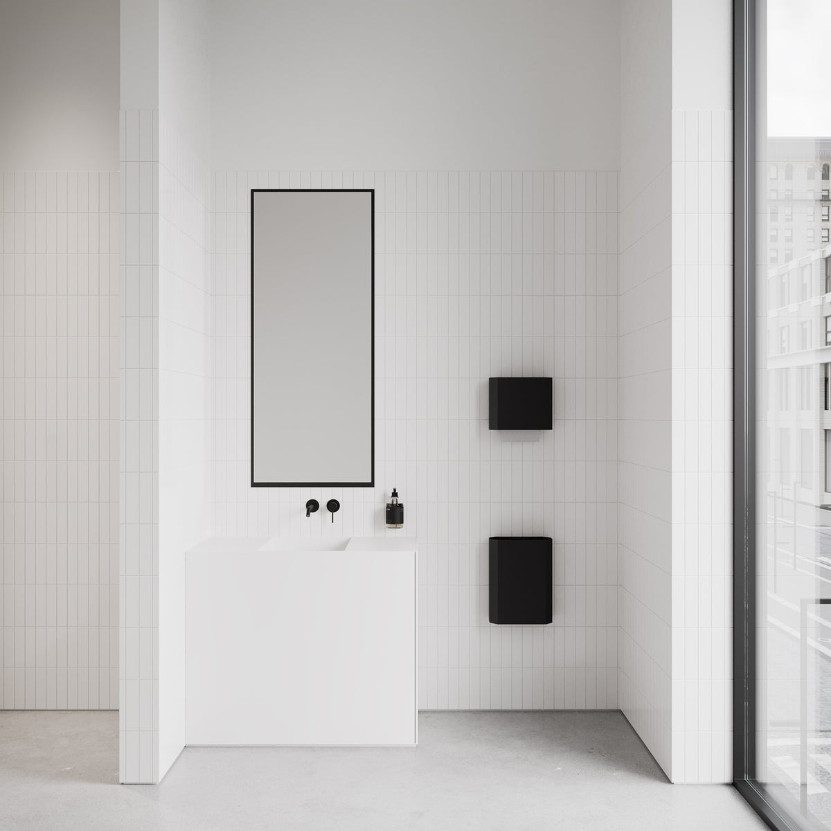 Papirdispenser, sort • NICHBA - Copenhagenhomedesign
