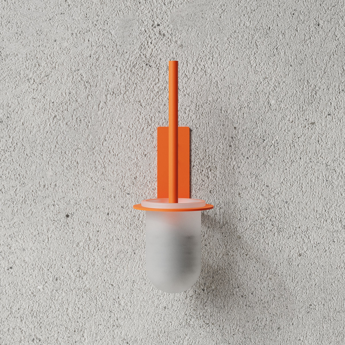 Toiletbørste, orange • NICHBA - Copenhagenhomedesign
