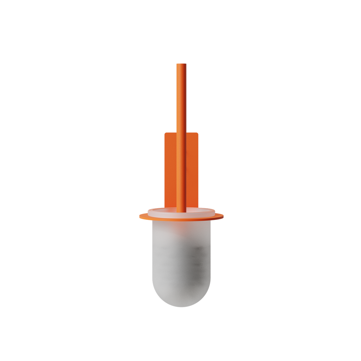 Toiletbørste, orange • NICHBA - Copenhagenhomedesign