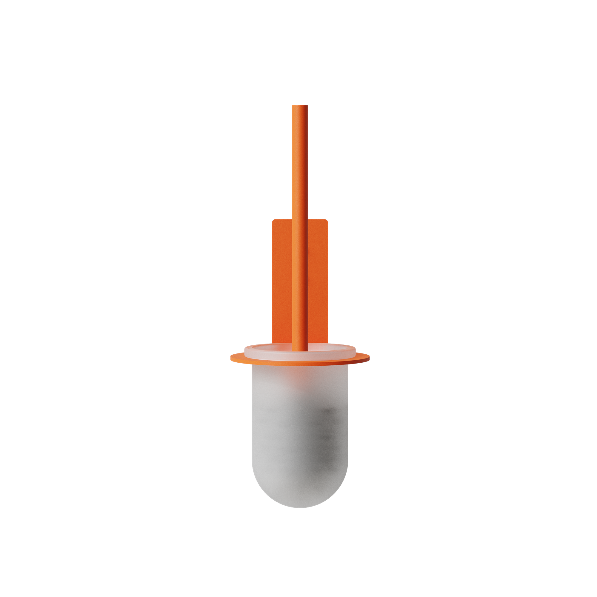 Toiletbørste, orange • NICHBA