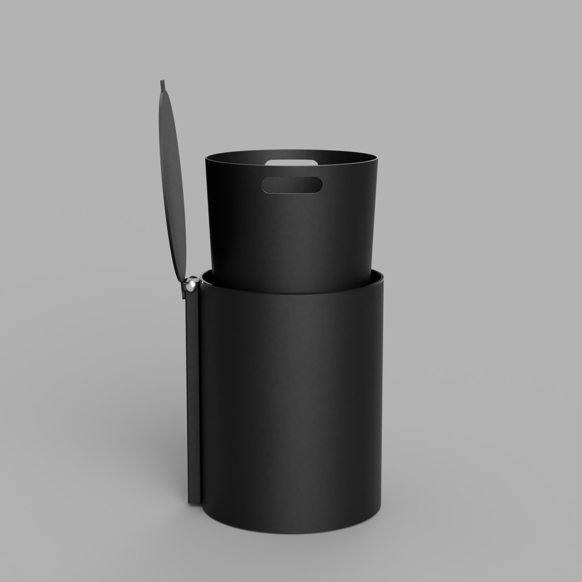 Toiletspand, sort • NICHBA - Copenhagenhomedesign