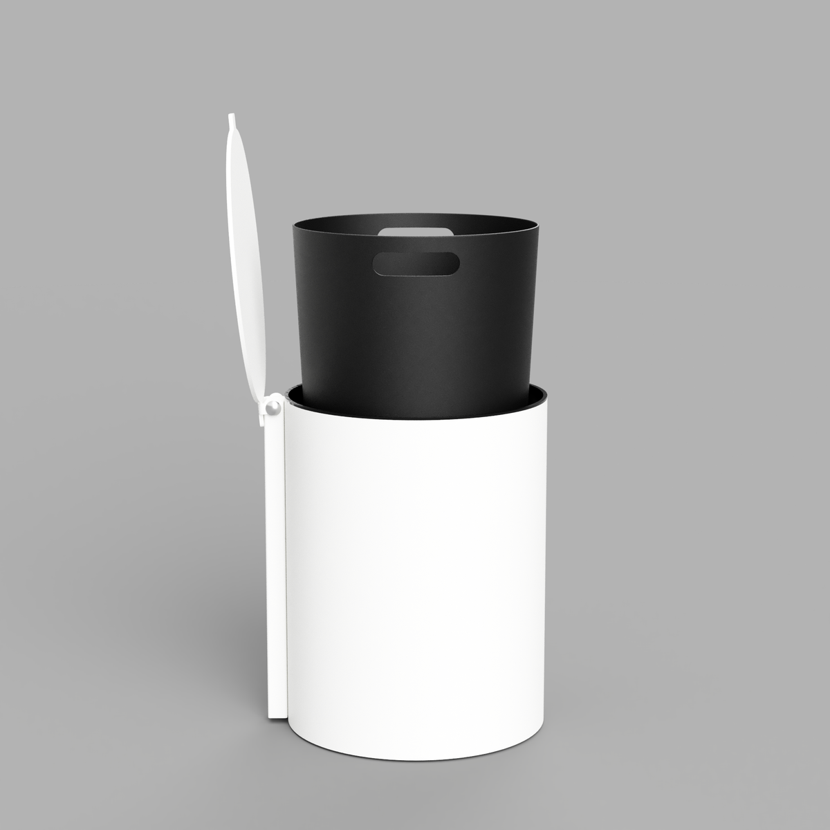 Toiletspand, hvid • NICHBA - Copenhagenhomedesign
