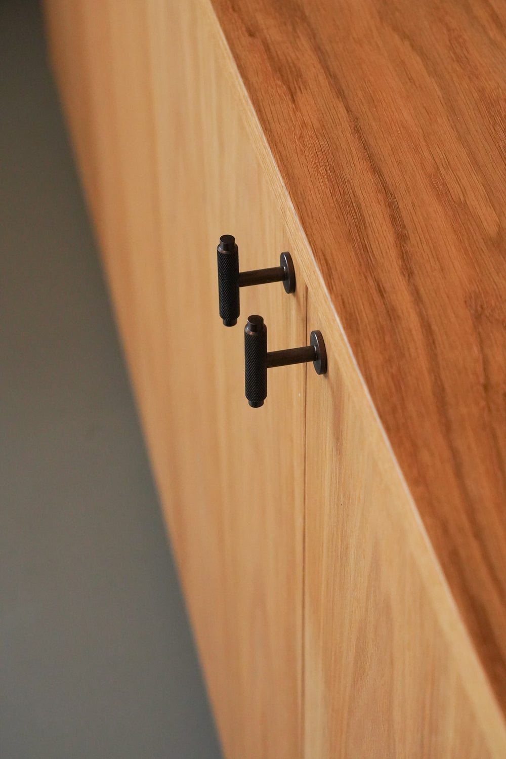 Nørrebro • Møbelknop med diamond cut i bruneret messing