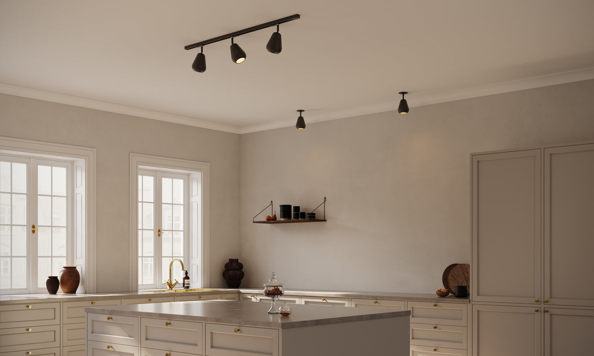 Anoli Spot Recessed indbygningsspot, sort • NUURA - Copenhagenhomedesign