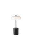 Blossi Table Mini, portable bordlampe, sort / opal • NUURA