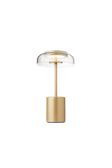 Blossi Table Mini, portable bordlampe, nordic gold / klar • NUURA