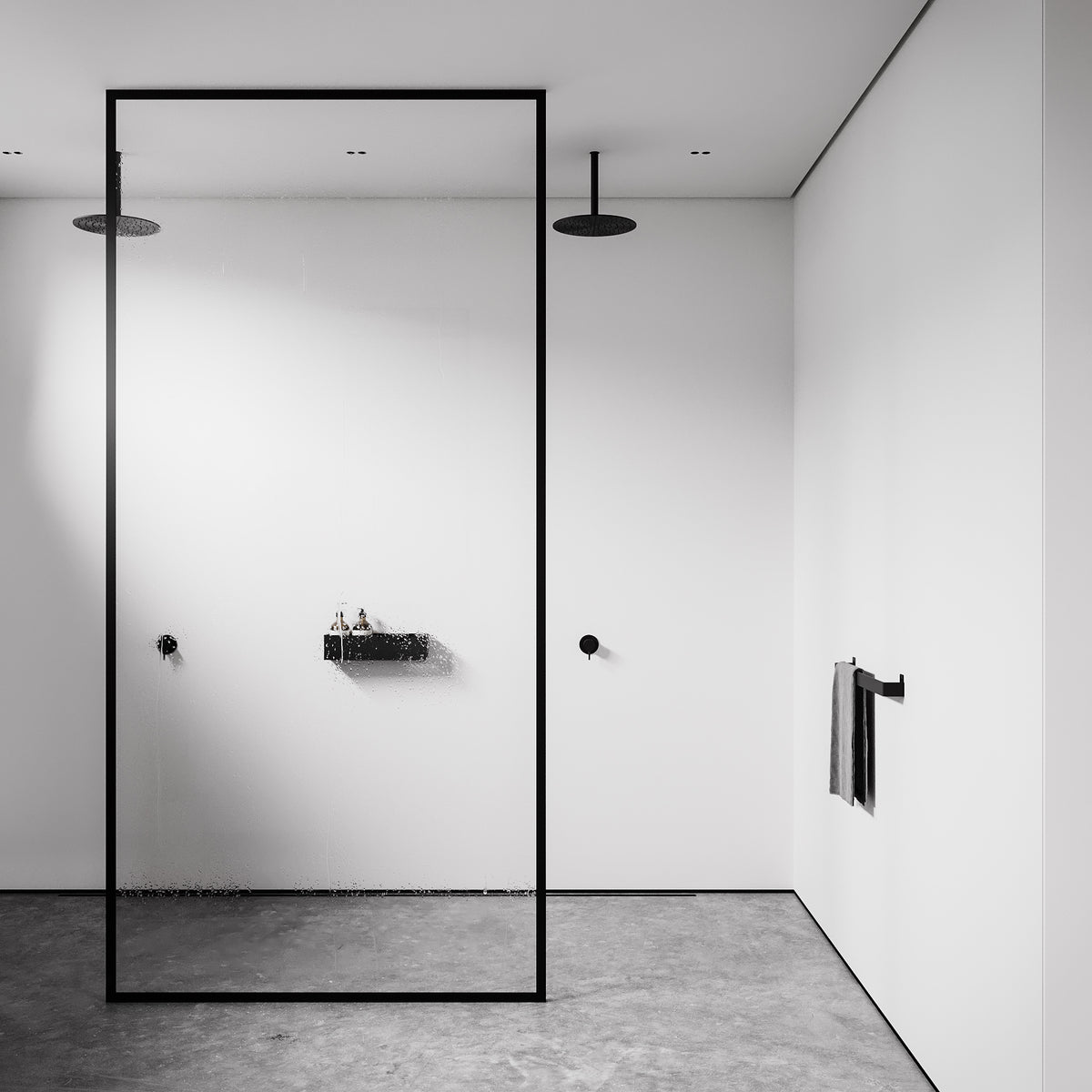 Brusehylde, sort • NICHBA - Copenhagenhomedesign
