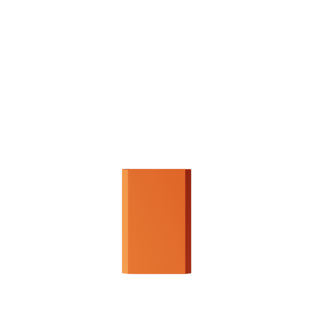 Papirspand i metal, orange • NICHBA