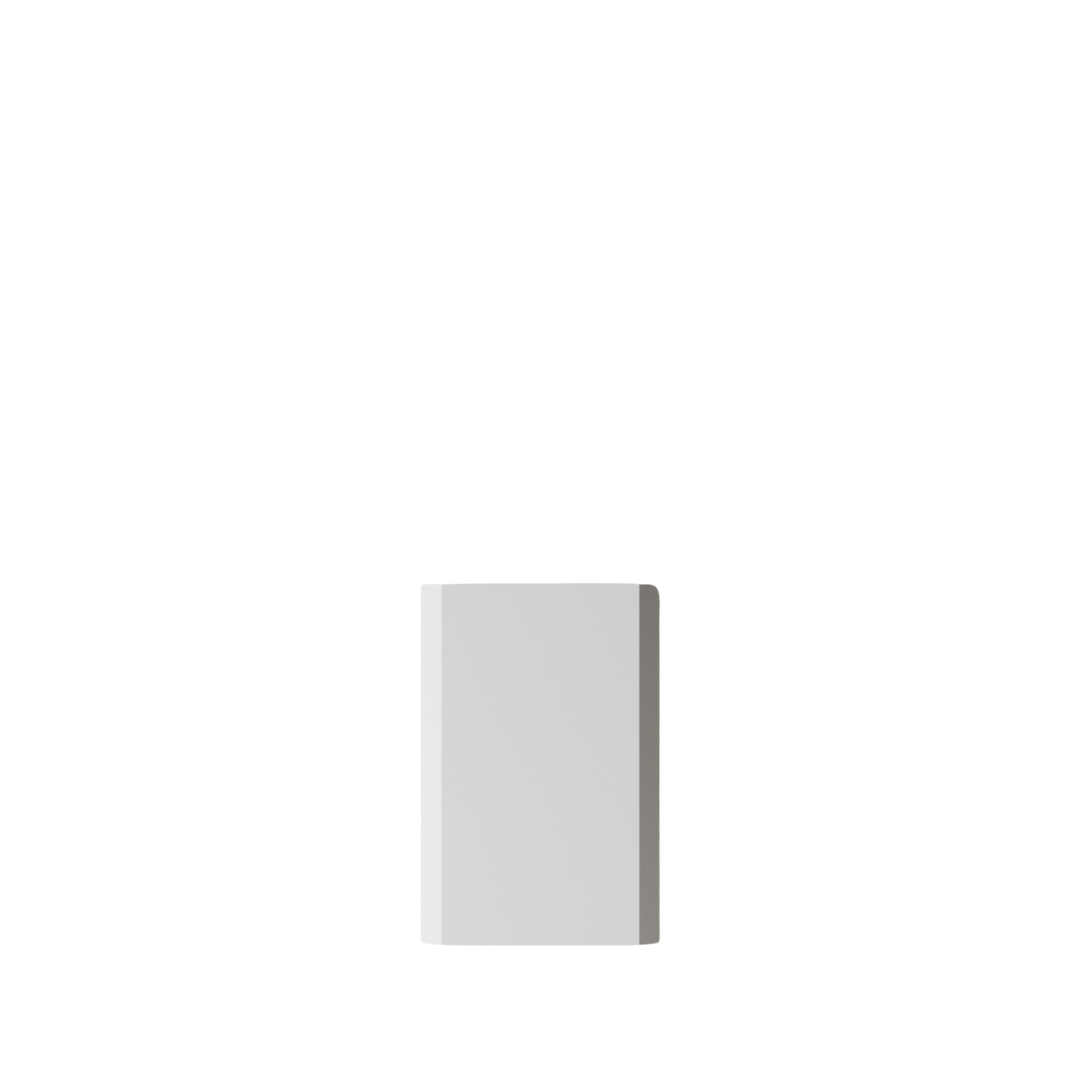 Papirspand i metal, hvid • NICHBA