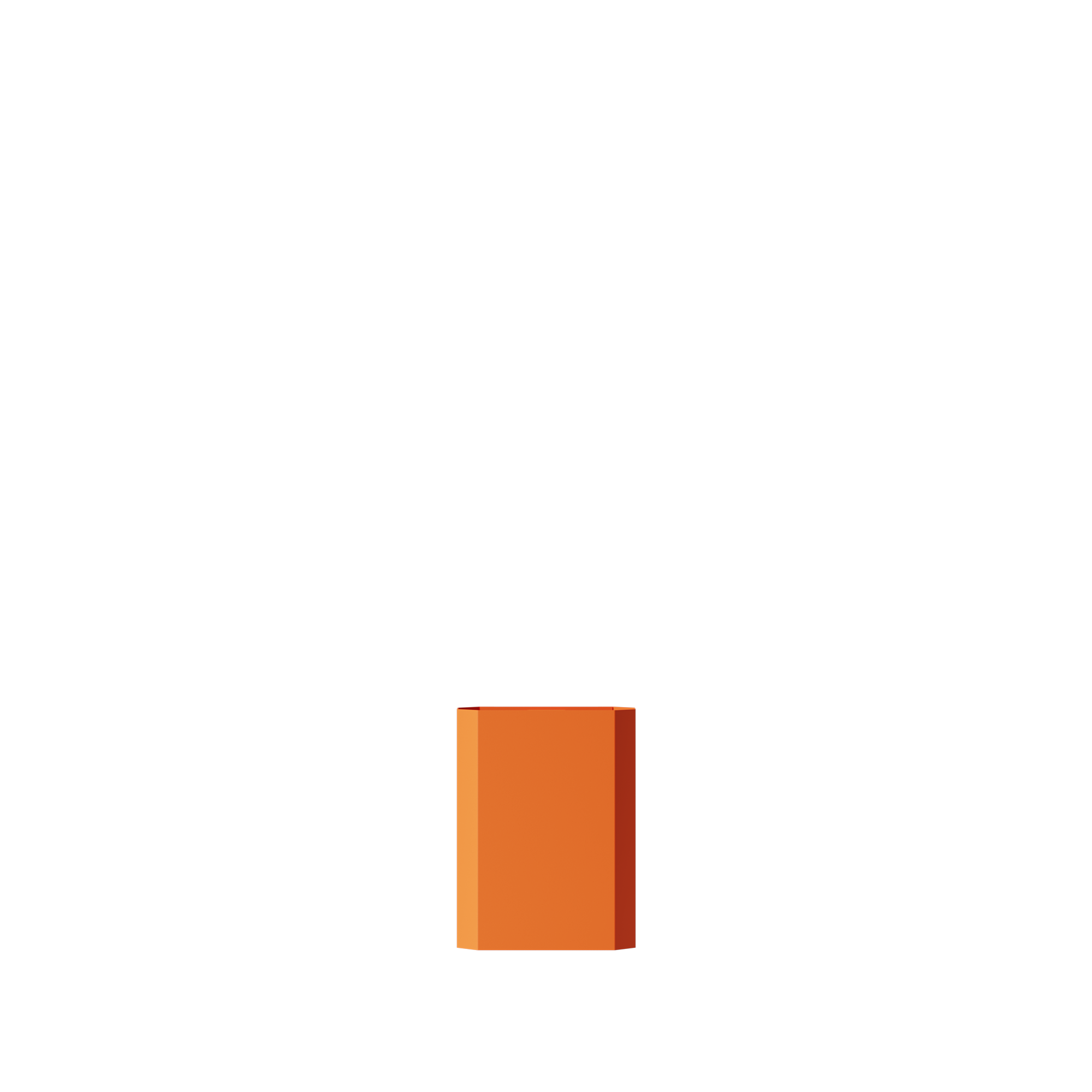 Papirspand i metal, orange • NICHBA