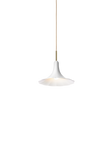 Petalii 1 pendel, polished brass / opal • NUURA