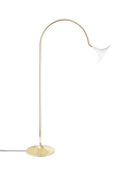 Petalii Floor gulvlampe, polished brass / opal • NUURA