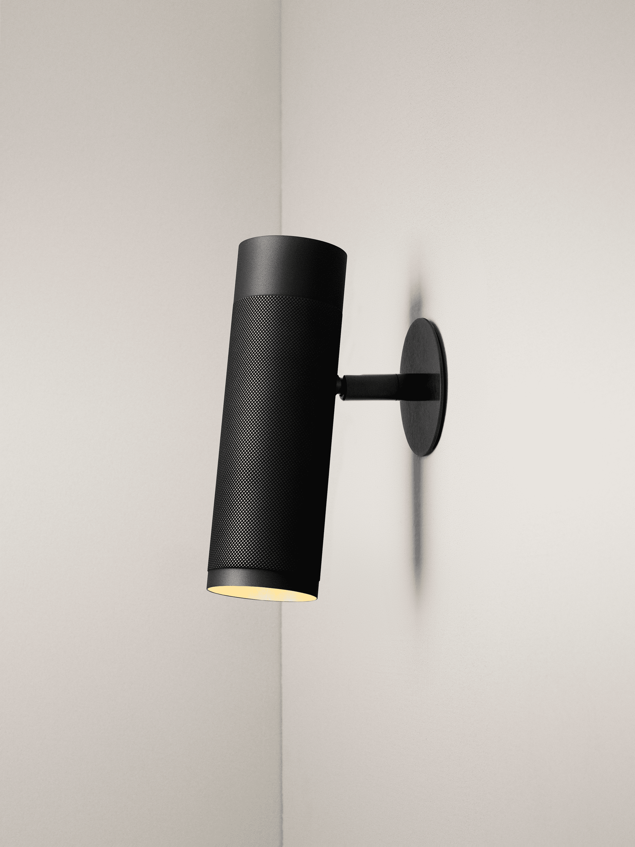 Patrone Recessed væglampe med dækplade, sortbruneret messing • Thorup Copenhagen - Copenhagenhomedesign